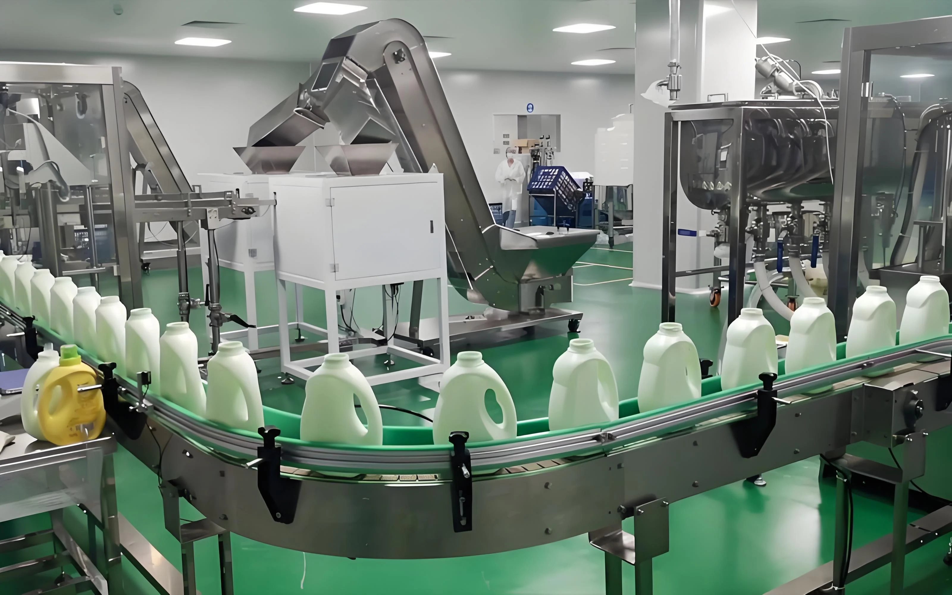 CHANFER Automatic Liquid Detergent Filling Line - Laundry Detergent Bottles Production Line