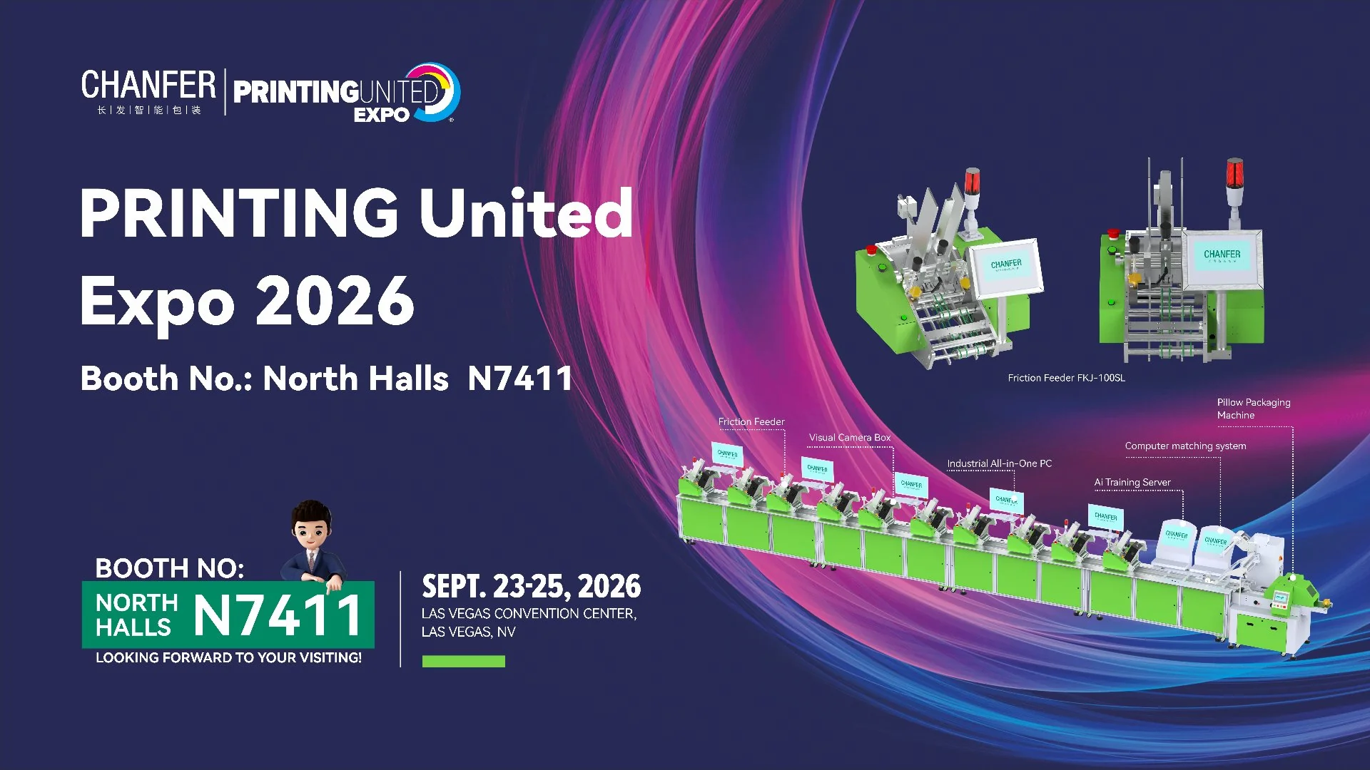 CHANFER PRINTING United Expo 2026 Invitation - Booth N7411 North Halls